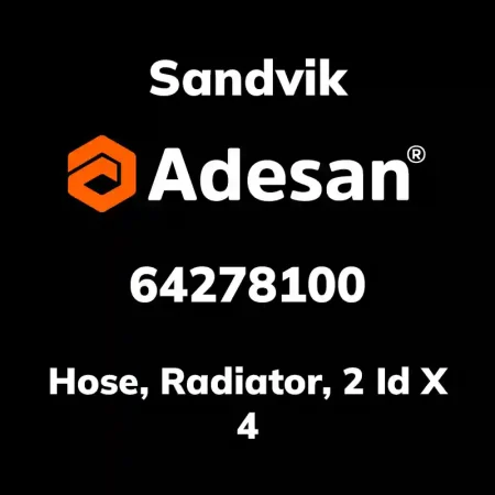 Hose, Radiator, 2 Id X 4 64278100