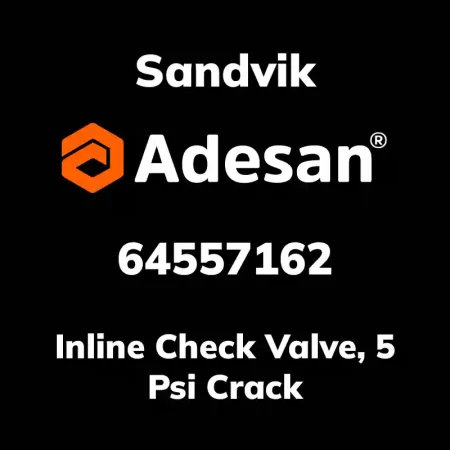 Inline Check Valve, 5 Psi Crack 64557162