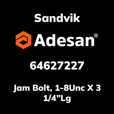 Jam Bolt, 1-8Unc X 3 1/4"Lg 64627227