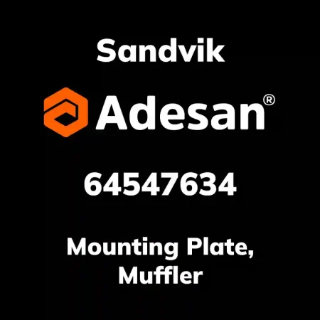 Mounting Plate, Muffler 64547634