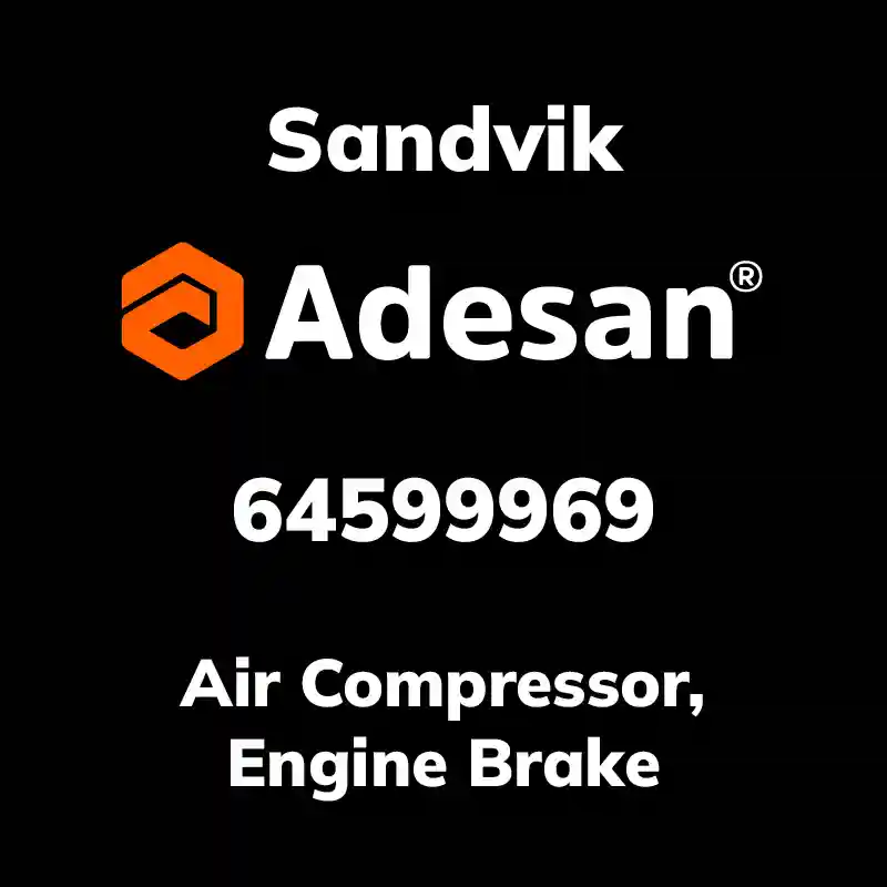 SANDVIK30SX-146 Air Compressor, Engine Brake 64599969