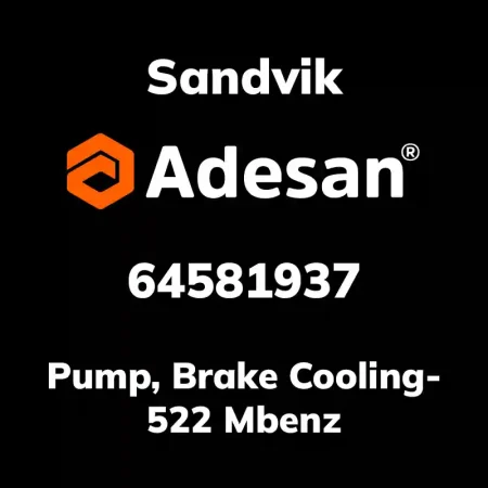 Pump, Brake Cooling- 522 Mbenz 64581937