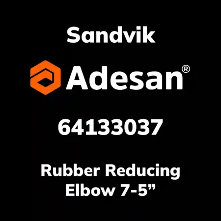 Rubber Reducing Elbow 7-5" 64133037