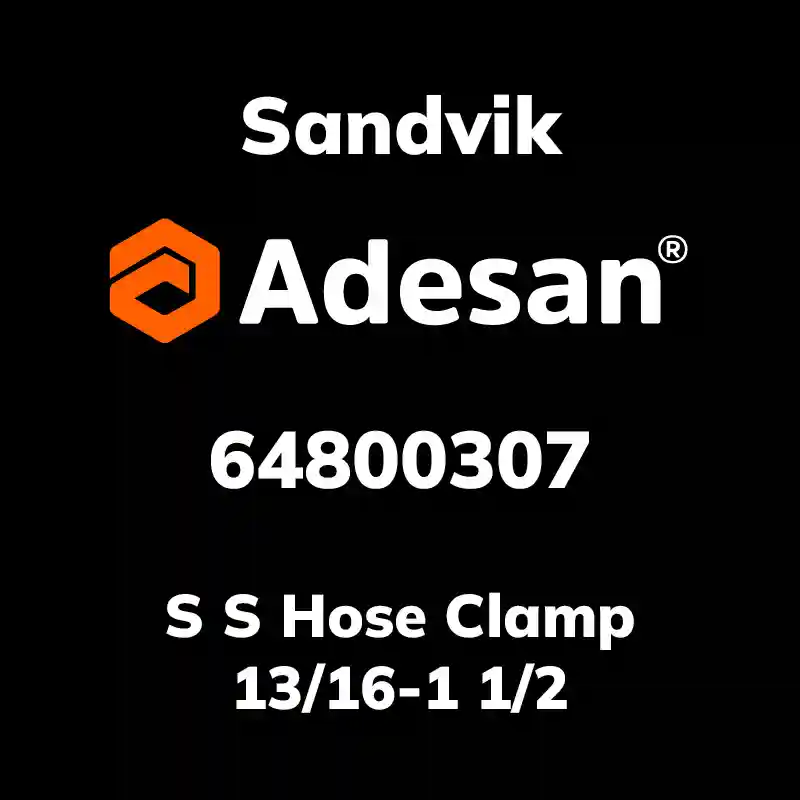SANDVIK30SX-1679 S S Hose Clamp 13/16-1 1/2 64800307