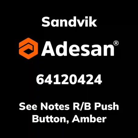 See Notes R/B Push Button, Amber 64120424