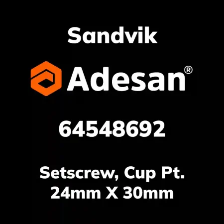Setscrew, Cup Pt. 24mm X 30mm 64548692