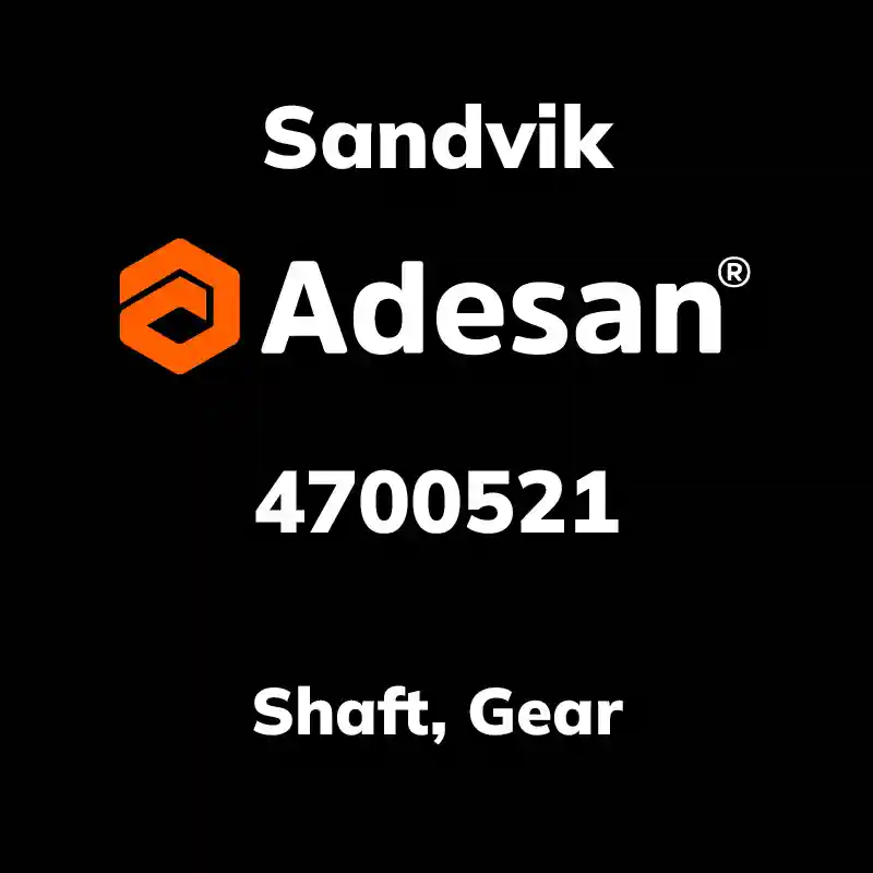 SANDVIK30SX-1777 Shaft, Gear 4700521