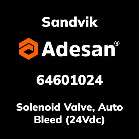 Solenoid Valve, Auto Bleed (24Vdc) 64601024