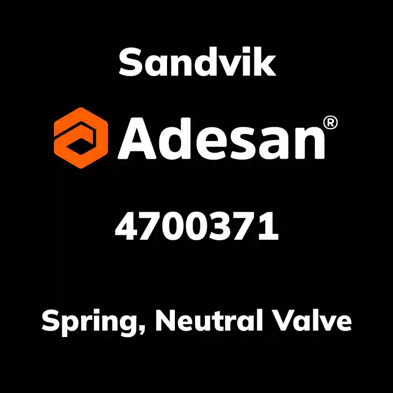 SANDVIK30SX-1947 Spring, Neutral Valve 4700371