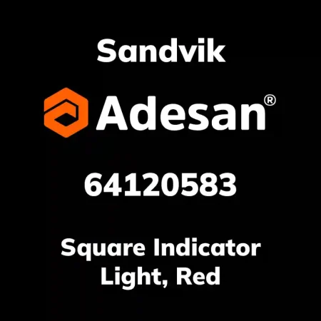Square Indicator Light, Red 64120583