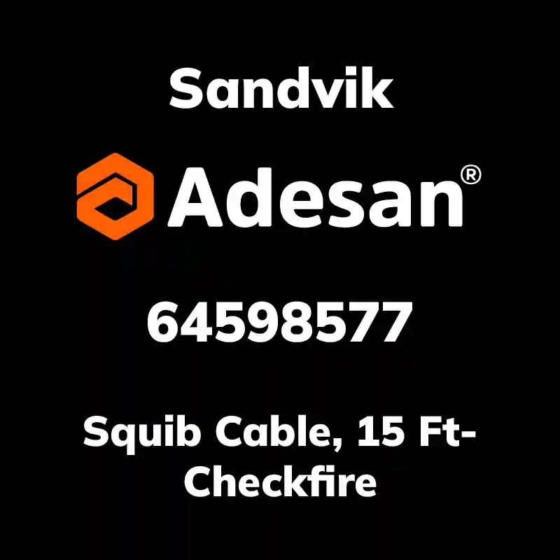 SANDVIK30SX-1964 Squib Cable, 15 Ft-Checkfire 64598577