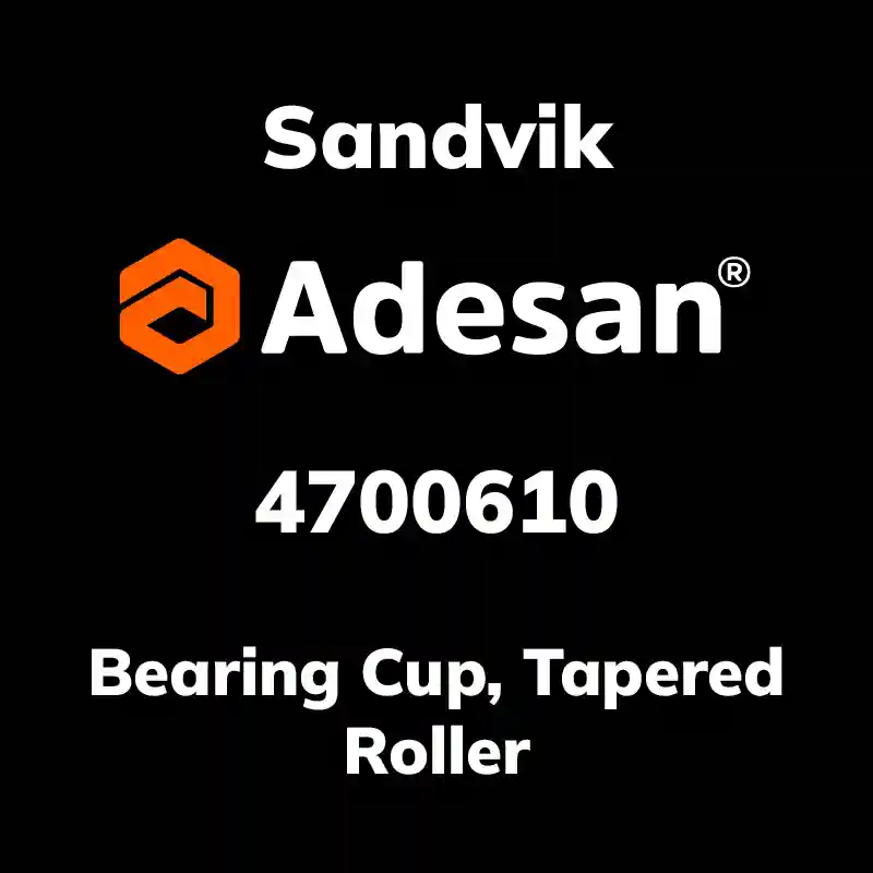 SANDVIK30SX-214 Bearing Cup, Tapered Roller 4700610