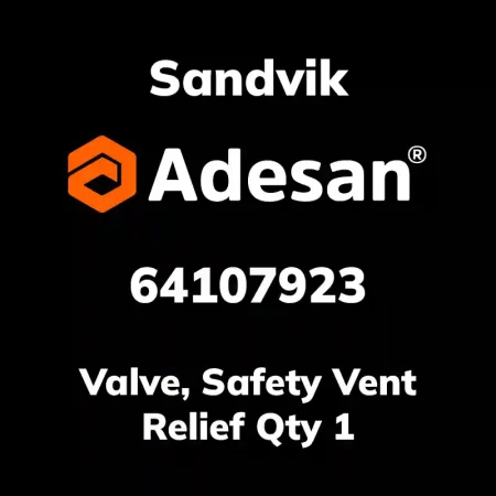 Valve, Safety Vent Relief Qty 1 64107923