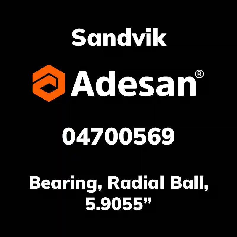 SANDVIK30SX-233 Bearing, Radial Ball, 5.9055" 04700569