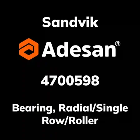 Bearing, Radial/Single Row/Roller 4700598