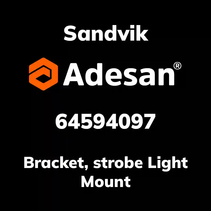 SANDVIK30SX-283 Bracket, strobe Light Mount 64594097