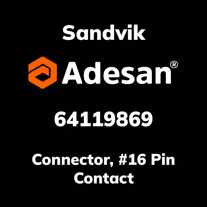 SANDVIK30SX-440 Connector, #16 Pin Contact 64119869