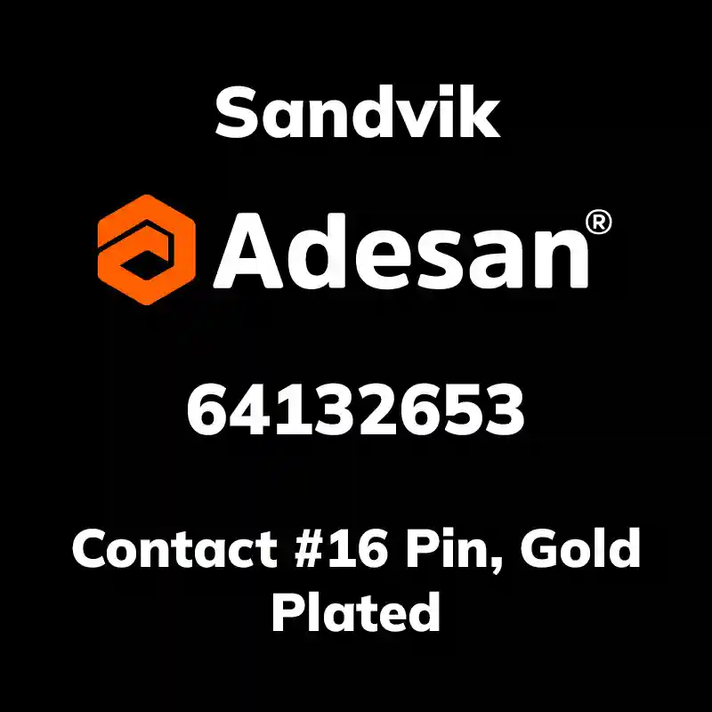 SANDVIK30SX-444 Contact #16 Pin, Gold Plated 64132653