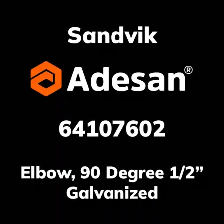 Elbow, 90 Degree 1/2" Galvanized 64107602