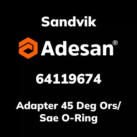 Adapter 45 Deg Ors/Sae O-Ring 64119674