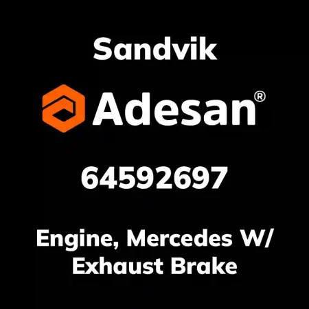 Engine, Mercedes W/Exhaust Brake 64592697