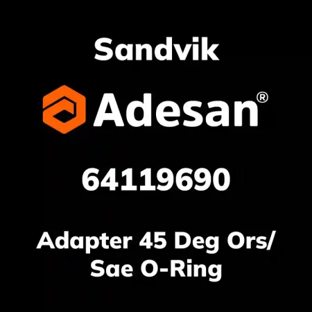 Adapter 45 Deg Ors/Sae O-Ring 64119690