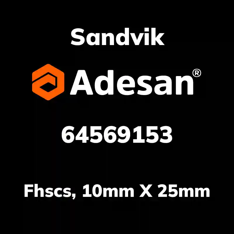 SANDVIK30SX-666 Fhscs, 10mm X 25mm 64569153