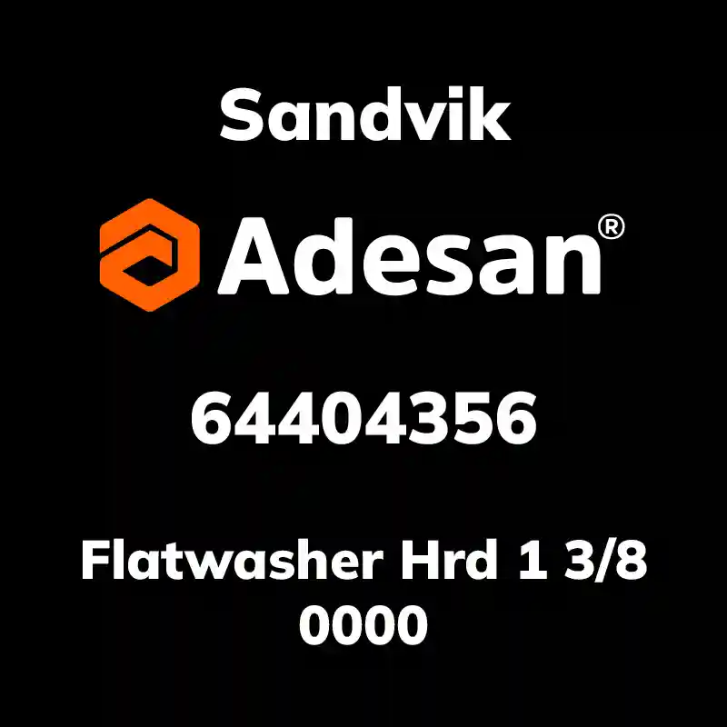 SANDVIK30SX-715 Flatwasher Hrd 1 3/8 0000 64404356