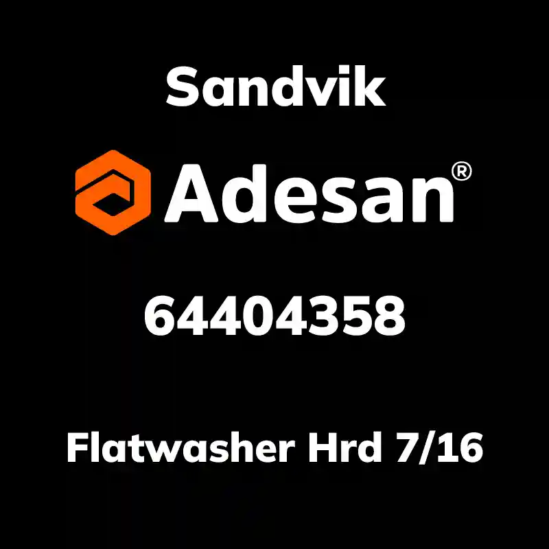 SANDVIK30SX-717 Flatwasher Hrd 7/16 64404358