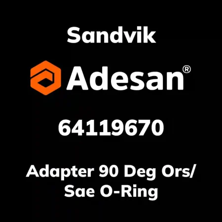 Adapter 90 Deg Ors/Sae O-Ring 64119670