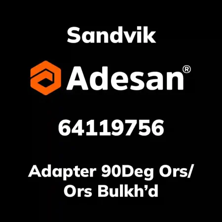 Adapter 90Deg Ors/Ors Bulkh'd 64119756