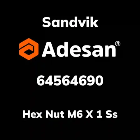 Hex Nut M6 X 1 Ss 64564690