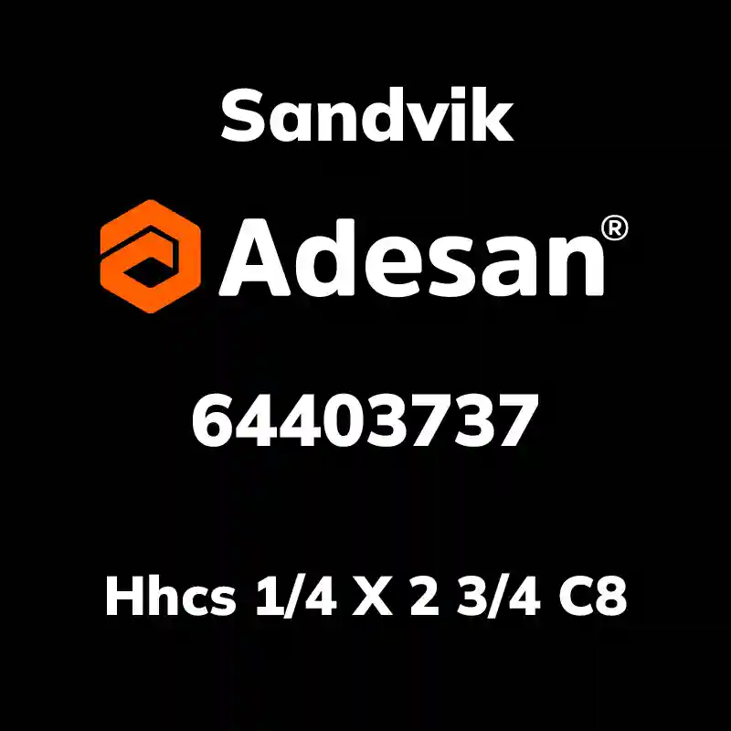 SANDVIK30SX-873 Hhcs 1/4 X 2 3/4 C8 64403737