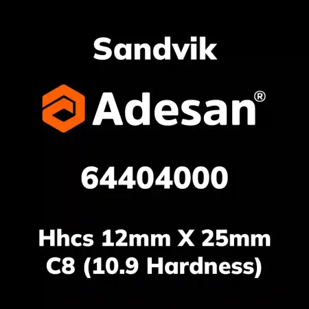 Hhcs 12mm X 25mm C8 (10.9 Hardness) 64404000