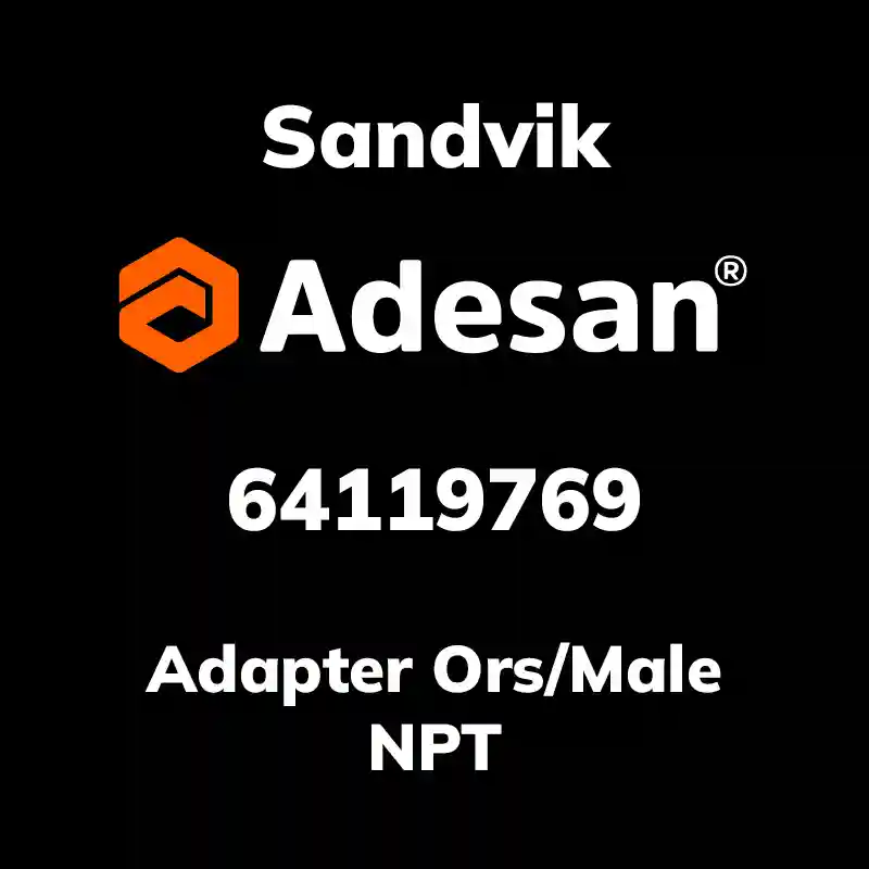 SANDVIK30SX-93 Adapter Ors/Male NPT 64119769